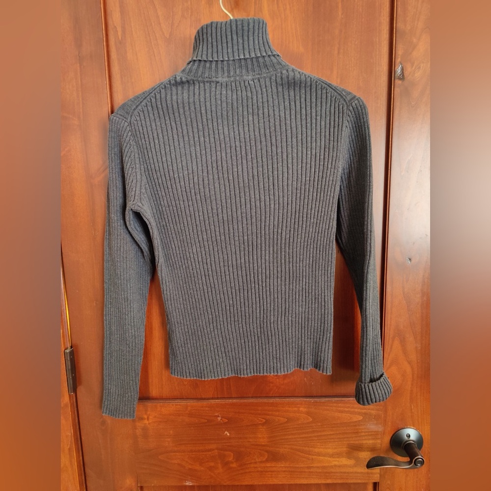 Pendleton Ribbed Turtleneck. Grey Medium - image 2